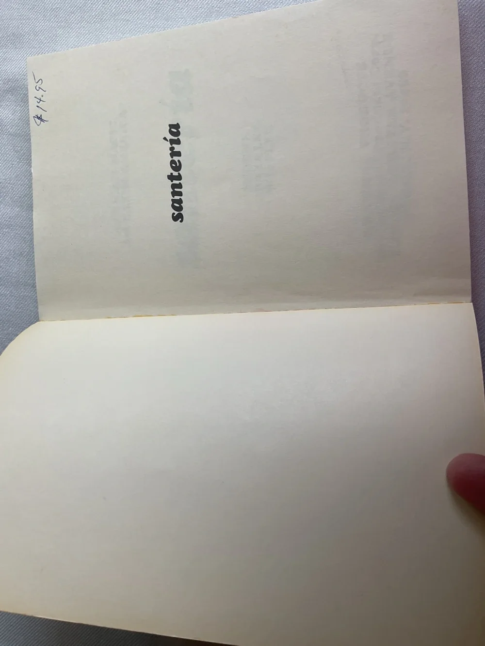 N/A santería african
